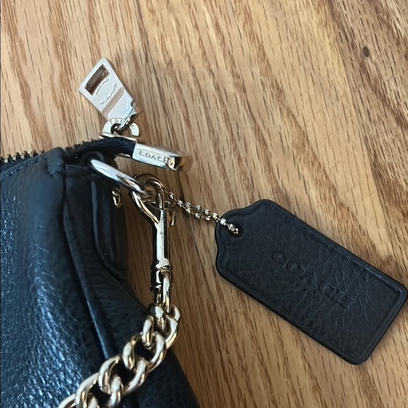 Coach Black Leather Chain Bag - Picture 6 of 6